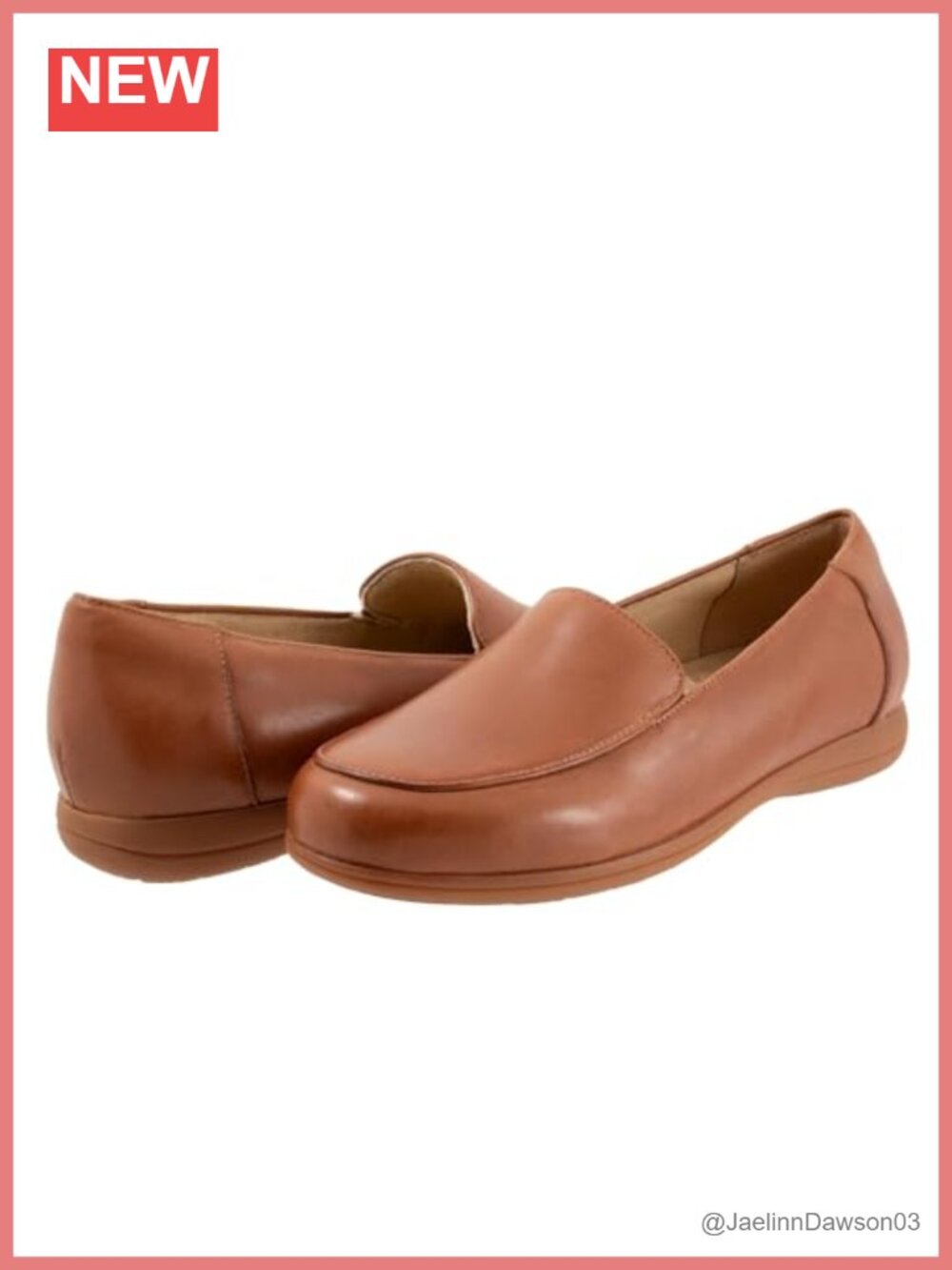 Leather Womens Loafers Slip-On Comfort Arch Support Cushioned